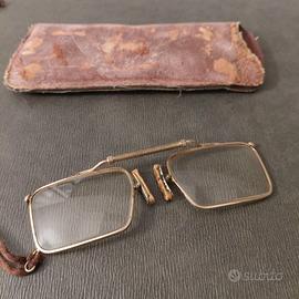occhiali vintage a molla