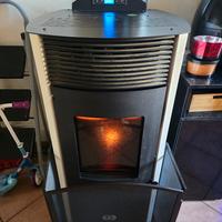 stufa a pellet 18 kw doppia canalizzazione 