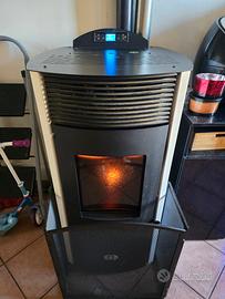 stufa a pellet 18 kw doppia canalizzazione 