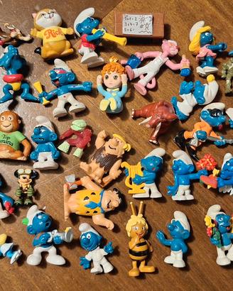 Pupazzi Puffi Flintstones Gormiti Topolino Ape Mai