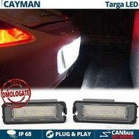 Luci Targa LED per Porsche Cayman 987 CANbus 6500K