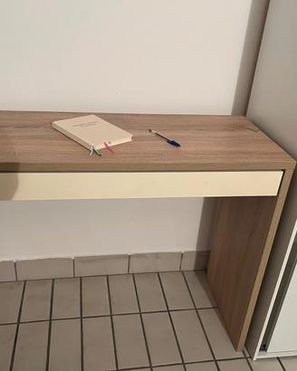 Scrivania compatta con cassetto – 100 x 40 cm