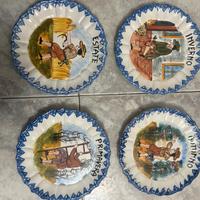 Set piatti da muro stagioni