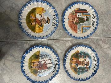 Set piatti da muro stagioni