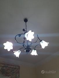 lampadario 5 luci