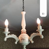 lampadario in ceramica