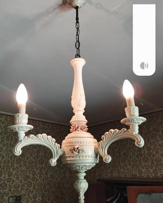lampadario in ceramica