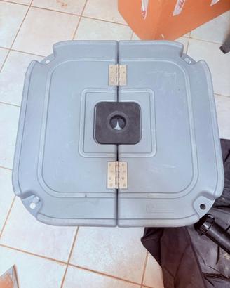 Grande base per ombrellone da giardino con borsone