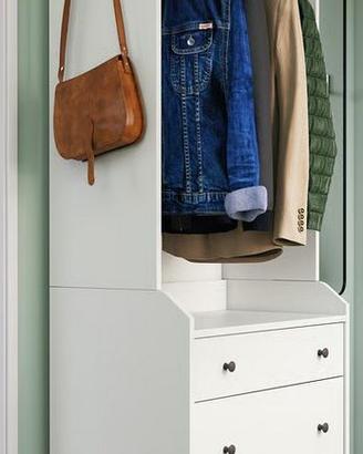 Ikea hauga mobile guardaroba con 3 cassetti