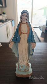 statuetta religiosa maria gesso 25 cm come da foto