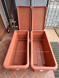 Fioriere con sottovaso