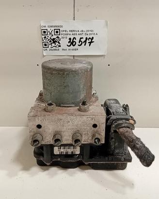 CENTRALINA ABS OPEL Meriva 2° Serie 0265950820 A1