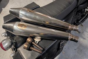 COPPIA SCARICHI ZARD PER MOTO GUZZI V7 STONE 08-12