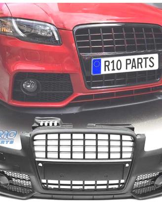 PARAURTI ANTERIORE AUDI A4 B7 04-08 LOOK S-LINE NE