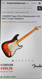 Fender Stratocaster HSS chitarra elettrica 