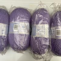 4 gomitoli 250 gr cad. lana per ferri 7/8