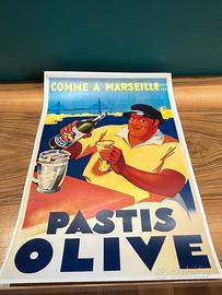 Stampa Poster Manifesti Vintage Pastis