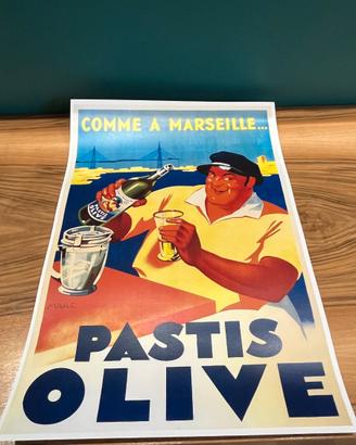 Stampa Poster Manifesti Vintage Pastis
