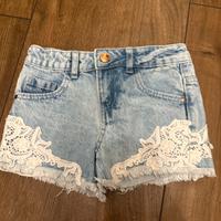 Pantaloncino jeans bambina