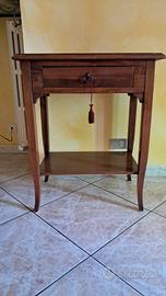 mobile da ingresso con cassetto in arte povera