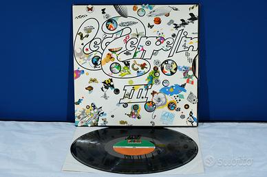 Led Zeppelin III 3 LP Vinile 1970 Zacron Cover