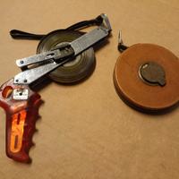 Bindelle da geometra cantiere anni 80