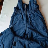 Pantaloni salopette da sci bambino/a 6-7 "AST"