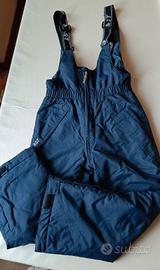 Pantaloni salopette da sci bambino/a 6-7 "AST"