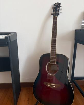 Eko Ranger 6 Red Sunburst chitarra acustica