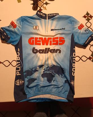 Maglia ciclismo Gewiss Ballan anni 90