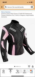 giacca, moto, donna