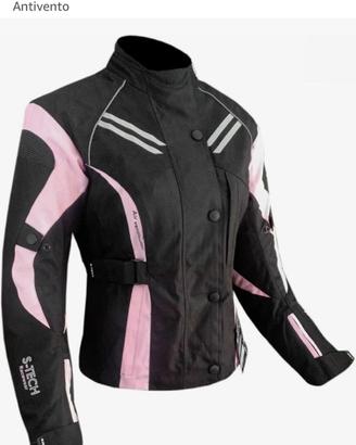 giacca, moto, donna