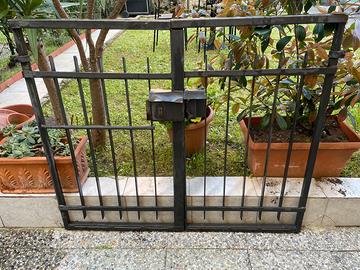 Cancello in in ferro battuto 2 due ante