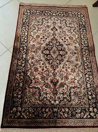 Tappeto Persiano Ghom 100% Seta 125x85 cm