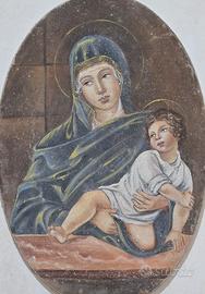 affresco su tela