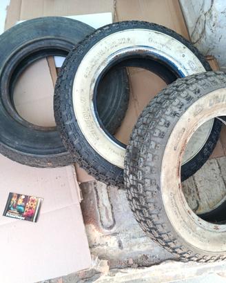copertoni gomme vespa fascia bianca 3.50-8" epoca