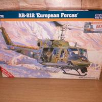 Elicottero kit AB-212 "European Force - Scala 1/72