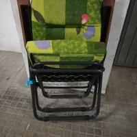 Sedia a sdraio/brandina pieghevole
