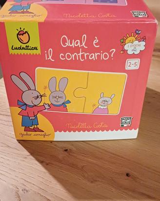 Gioco bimbi 2-5 anni Qual è il contrario ludattica