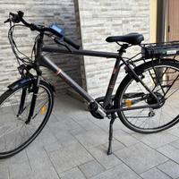Bici elettrica EZO Belleville 500WH arancione-nera
