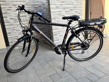 Bici elettrica EZO Belleville 500WH arancione-nera