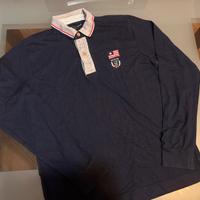 Maglia polo di cotone blu scuro North Pole
