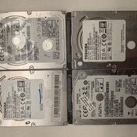Lotto 4 HDD Sata 2,5" misti 320Gb
