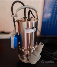 elettropompa ad immersione per acque sporche inox