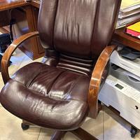 Trittico poltrone in pelle