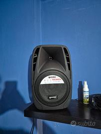 CASSA ATTIVA 8" BLUETOOTH CON LETTORE MP3 500W