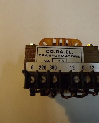 TRASFORMATORE CO.RA.EL. 220/380 v 12v 50VA