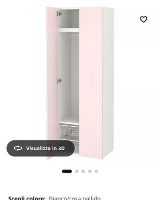 Armadio Ikea Smastad / Platsa cameretta bambina