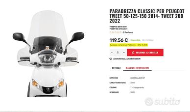 ISOTTA parabrezza classic trasparente