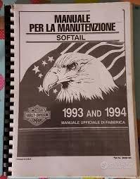 Manuale officina softail 1340 italiano